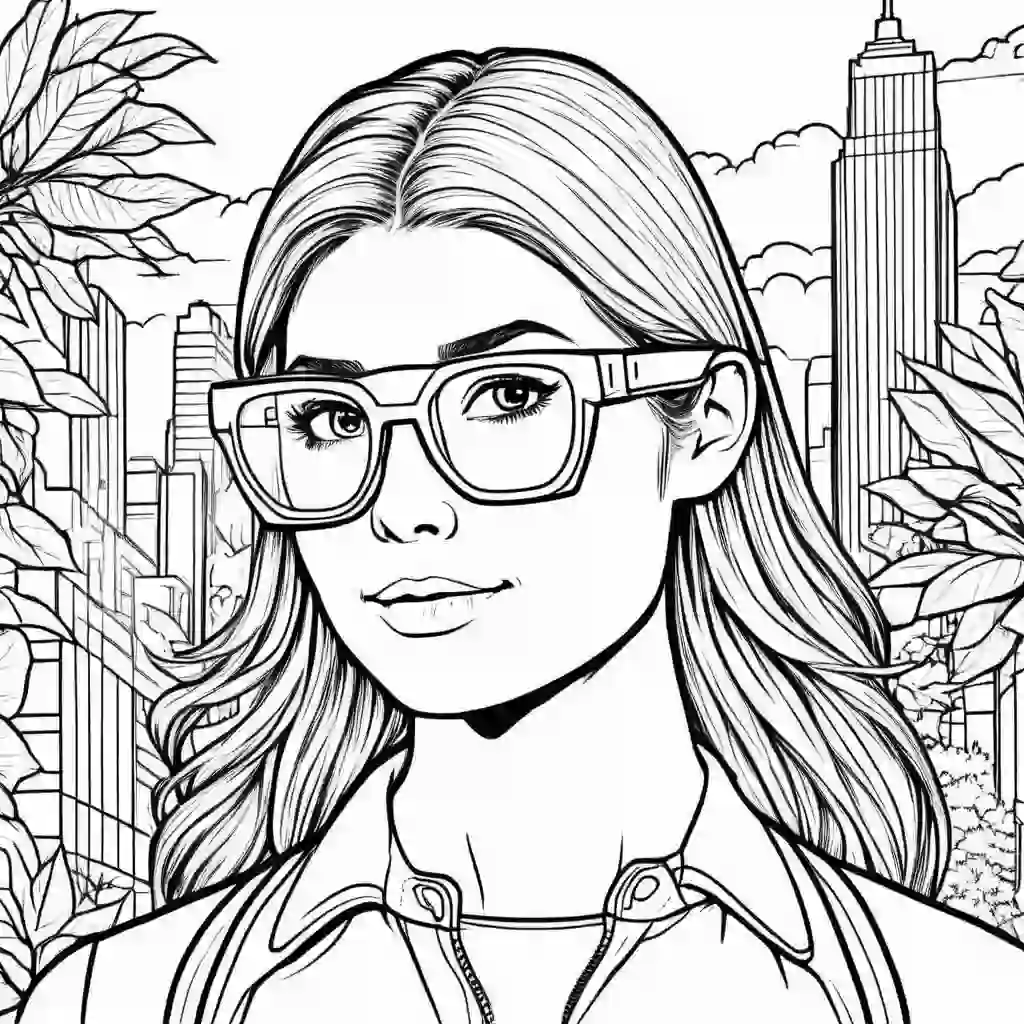 Augmented Reality Glasses coloring pages
